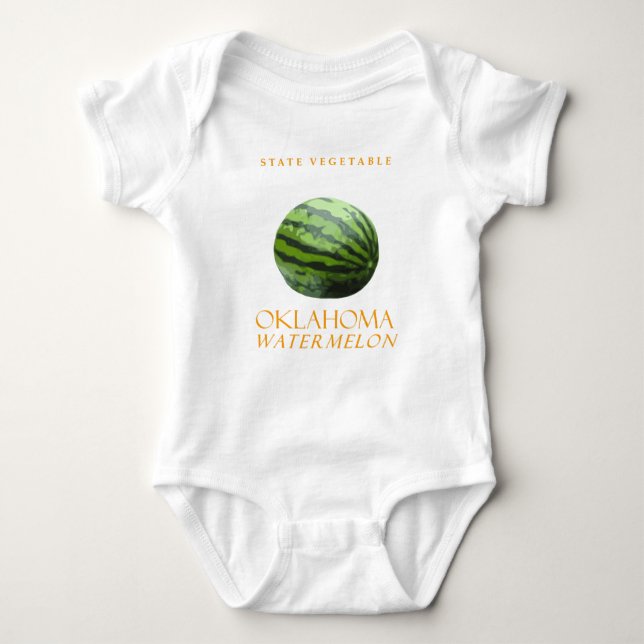 Oklahoma Territorium Vegetable the Watermelon T Shirt (Framsida)