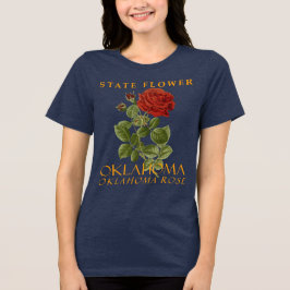 Oklahoma Territory Blomma Oklahoma Rosen T Shirt