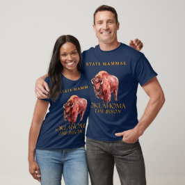 Oklahoma Territory Däggdjur Bison T Shirt