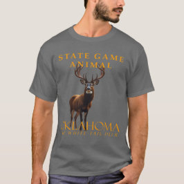 Oklahoma Territory Game Animal the Whitetail Hjort T Shirt