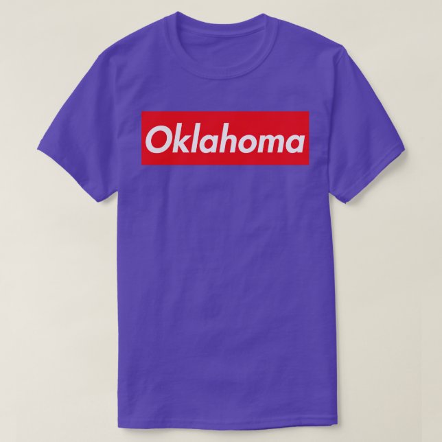 OKLAHOMA TOPPEN USA LOGOTYP T SHIRT (Design framsida)