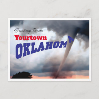 Oklahoma Tornado Vykort