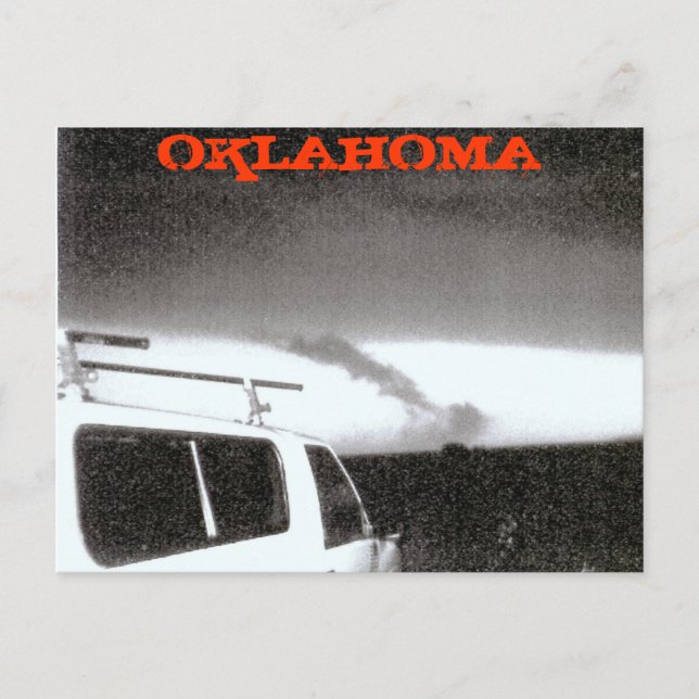 OKLAHOMA-TORNADOT 2004 VYKORT (Framsida)