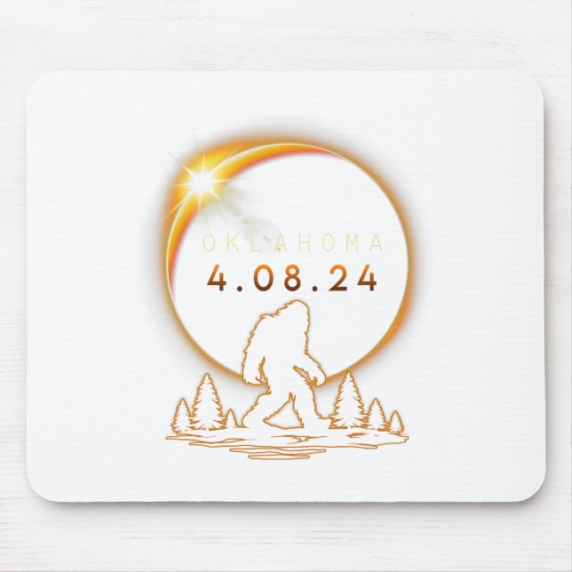 Oklahoma Total Solar Eclipse 2024 Bigfoot Solar Ec Musmatta (Framsidan)