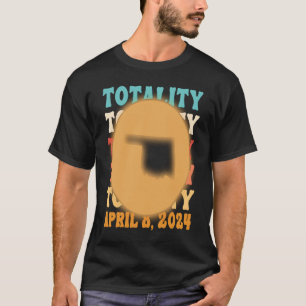 Oklahoma Totality Solar Eclipse April 8 2024 Astro T Shirt