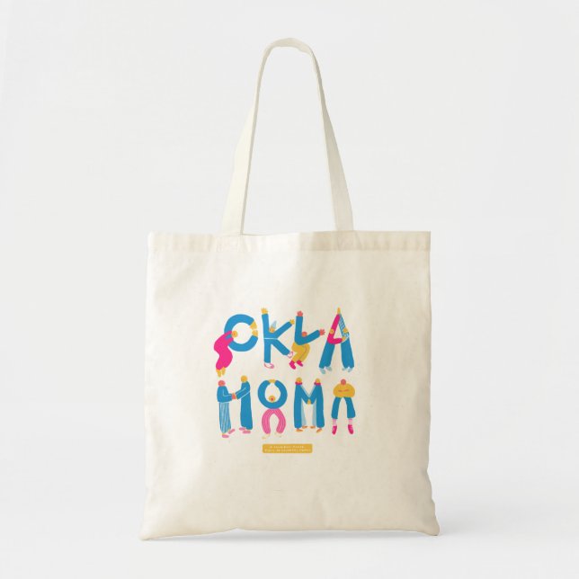 Oklahoma tote tygkasse (Framsidan)