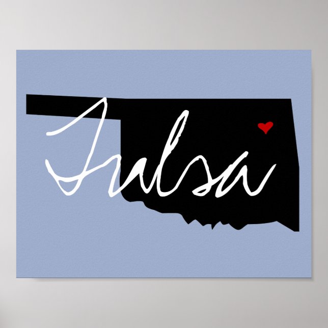 Oklahoma Town Poster (Framsidan)