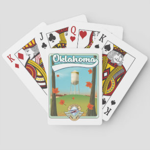 Oklahoma Travel-affisch Casinokort