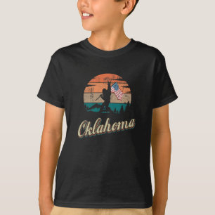 Oklahoma USA flagga T Shirt