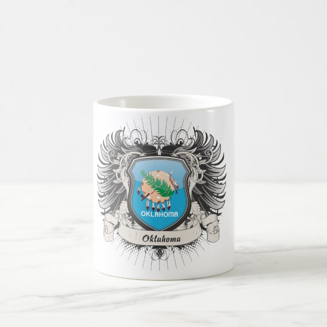 Oklahoma vapensköld kaffemugg (Center)