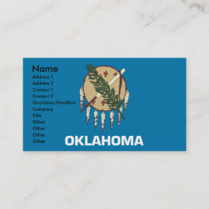 OKLAHOMA visitkortar Visitkort