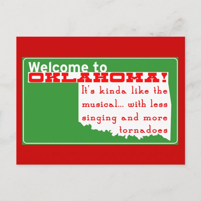 Oklahoma Vykort (Framsida)