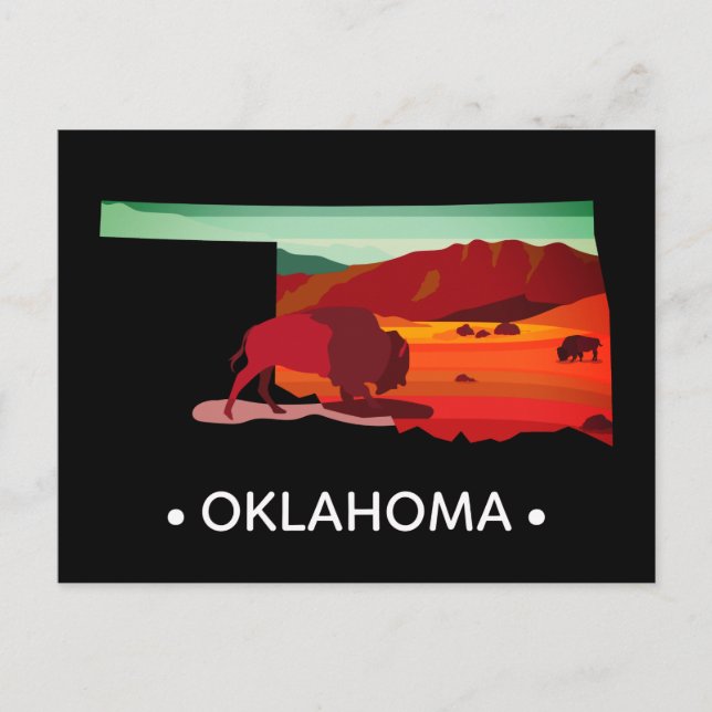 Oklahoma vykort (Framsida)