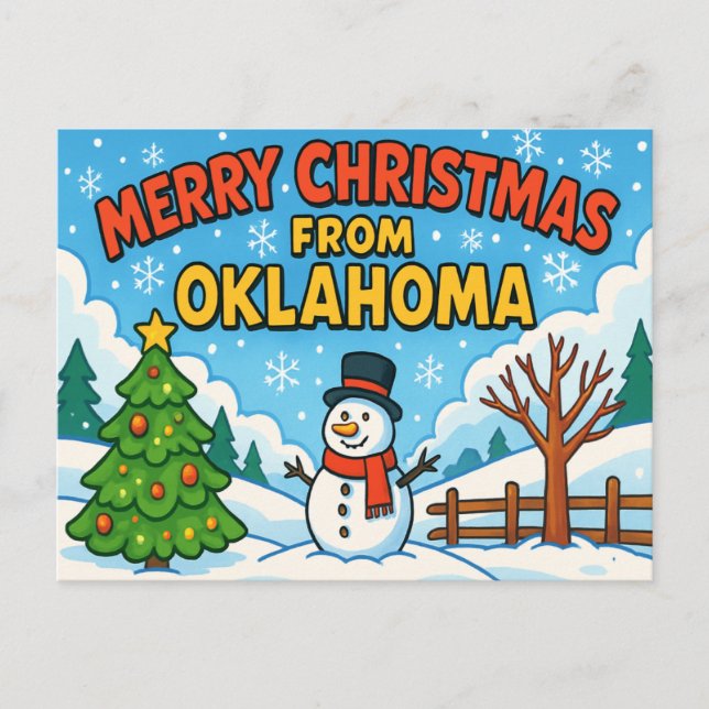 OKLAHOMA Vykort (Framsida)