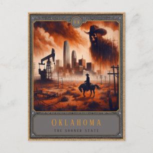 Oklahoma   vykort för gotisk konst