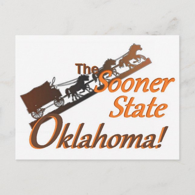 OKLAHOMA-vykort Vykort (Framsida)
