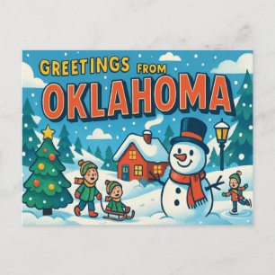 OKLAHOMA-vykort Vykort