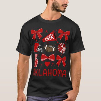 Oklahoma Women Girls Kids Småbarn Sister Coquette T Shirt