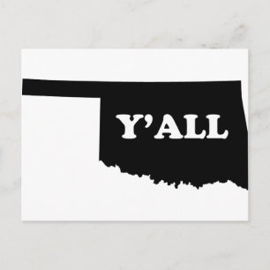 Oklahoma Yall Vykort