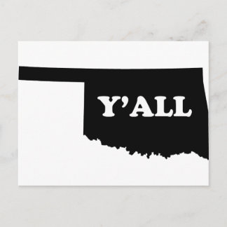 Oklahoma Yall Vykort