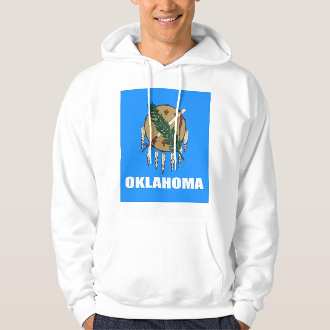 Oklahomas flagga  hoodie (Framsida)