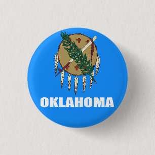 Oklahomas flagga knapp