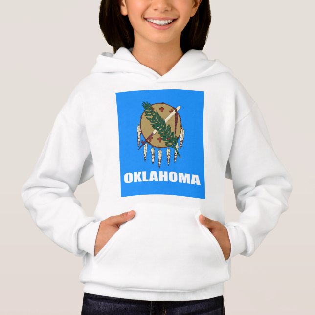 Oklahomas flagga  t shirt (Framsida)