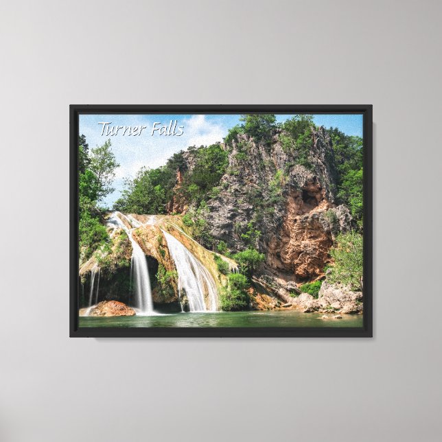 Oklahomas Turner Falls Canvastryck (Framsida)