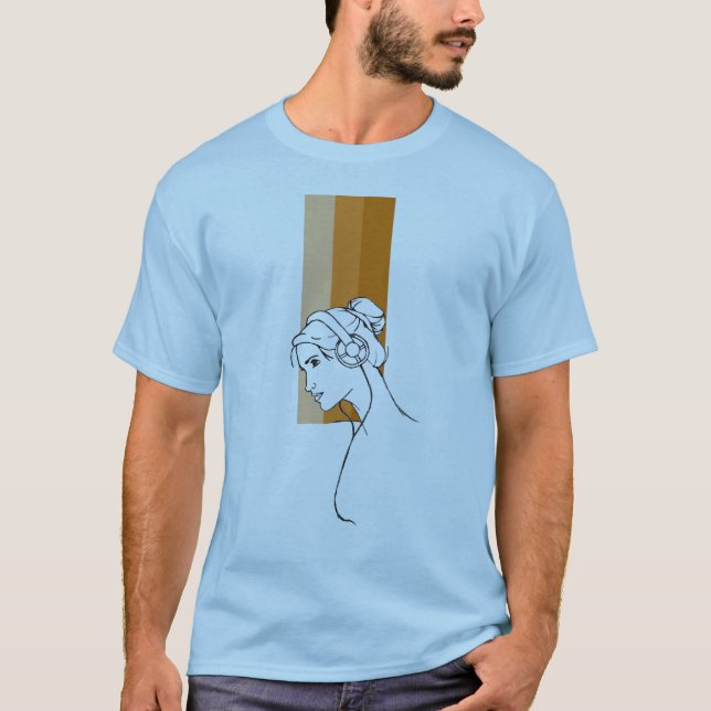 Oklar musik t-shirt (Framsida)