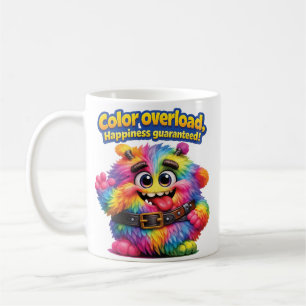 Oklart Färgglatt "Sak" Kaffemugg