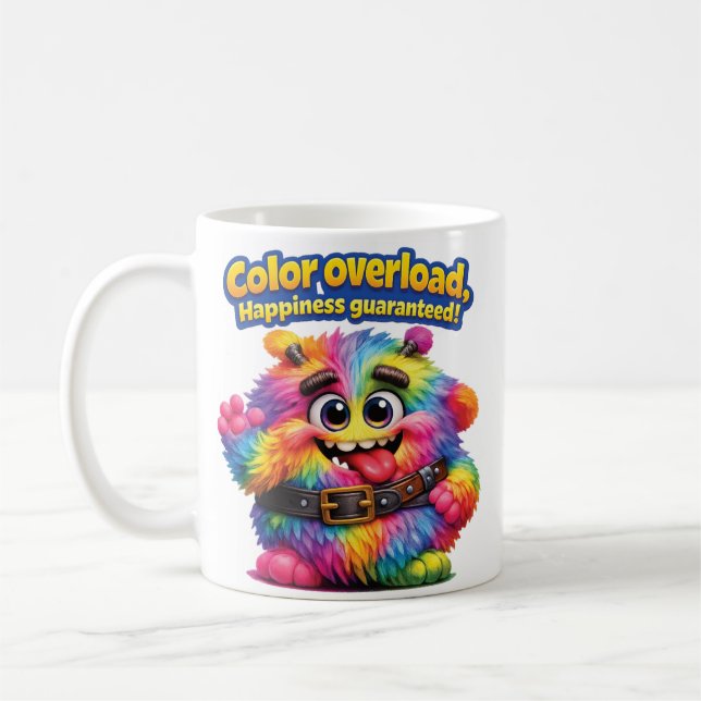 Oklart Färgglatt "Sak" Kaffemugg (Vänster)
