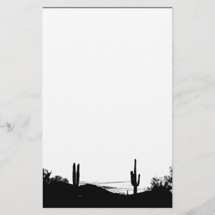 Öknen landskap brevpapper