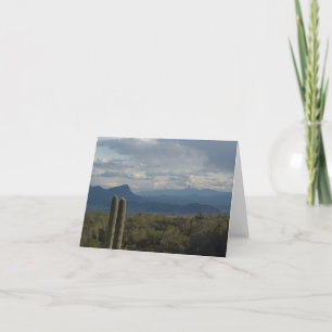 Öknen landskap Notecard Kort