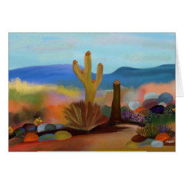 Öknen landskap OBS kort