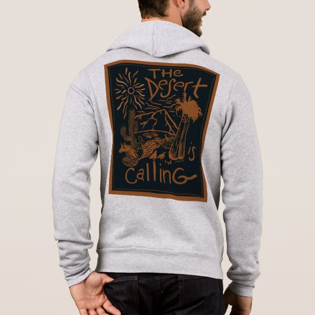 öknen ringer t shirt (Baksida)