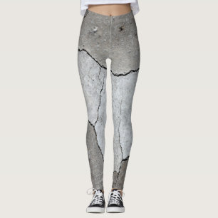 Öknen smutsar damaskerasfaltgrå färg leggings