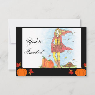 Ökning av höstglasyr inbjudningar