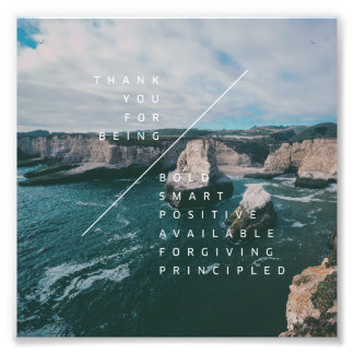 Ökning av kustland #1 (6x6) fototryck