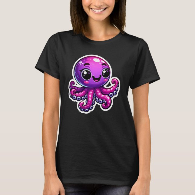 Ökning av oktopus t shirt (Framsida)