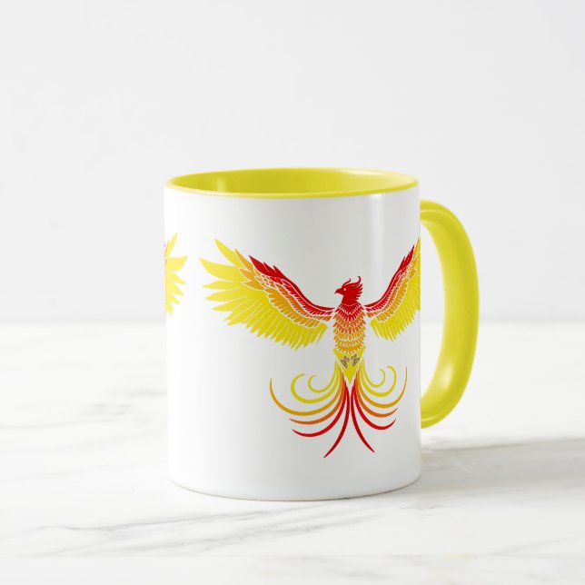 Ökning av Phoenix Sunburst Mugg (Framsida höger)