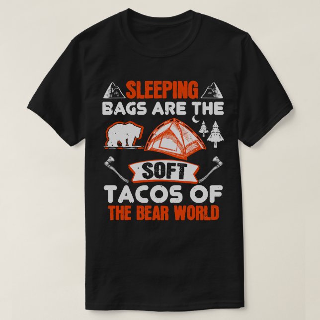 Ökningen av sovsäckar är rena takos t shirt (Design framsida)