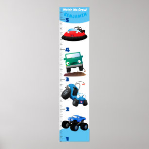Ökningsdiagram för tecknad av kuttransport poster