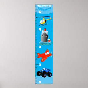 Ökningsdiagram för tecknad av kuttransport poster