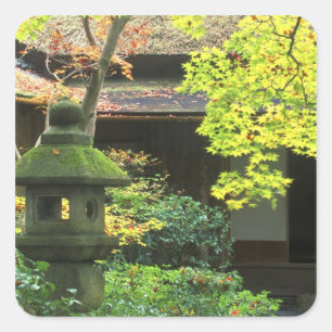 Okochi Sanso, Arashiyama, Kyoto, Japan 4 Fyrkantigt Klistermärke