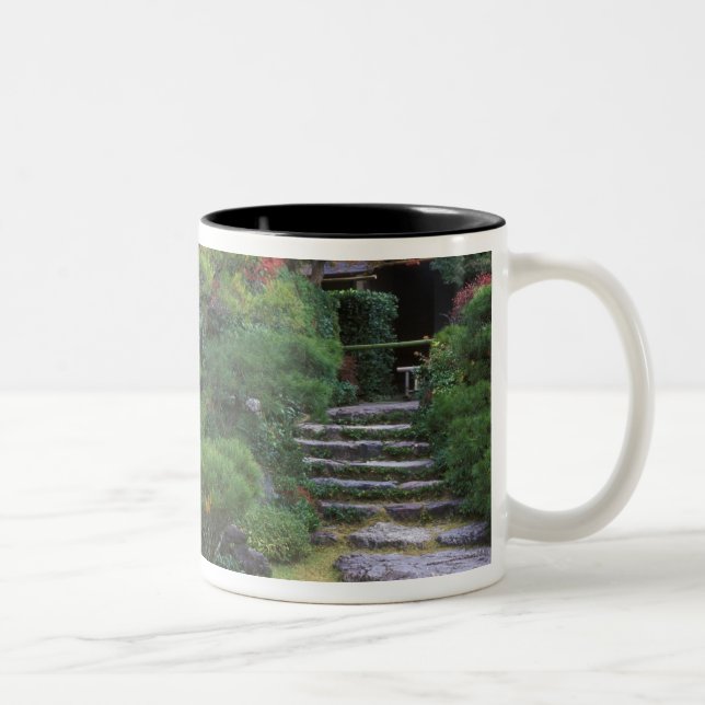 Okochi Sanso, Arashiyama, Kyoto, Japan Två-Tonad Mugg (Höger)