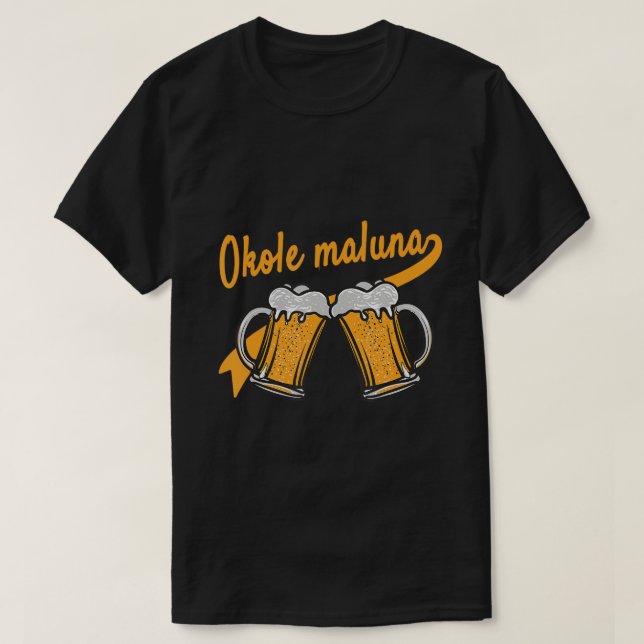 Okole Maluna Hawaii Cheers Beer Drinking St Patric T Shirt (Design framsida)