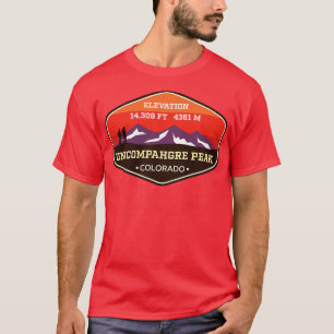 Okompenserad kolorado 14-bitars klimat i bergsområ t shirt