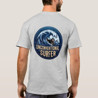 Okonventionell Surfar Matta Surfar Logotyp T Shirt