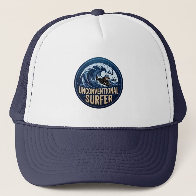 Okonventionell Surfdutt Surfare Logo Keps (Framsida)
