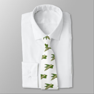 Okra-illustration av tecknad slips